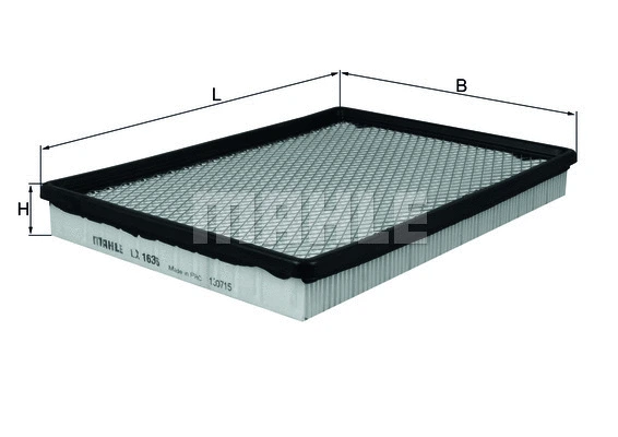 Oro filtras KNECHT LX 1636