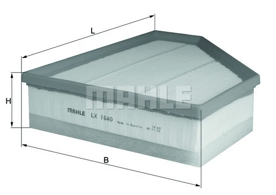 Oro filtras KNECHT LX 1640