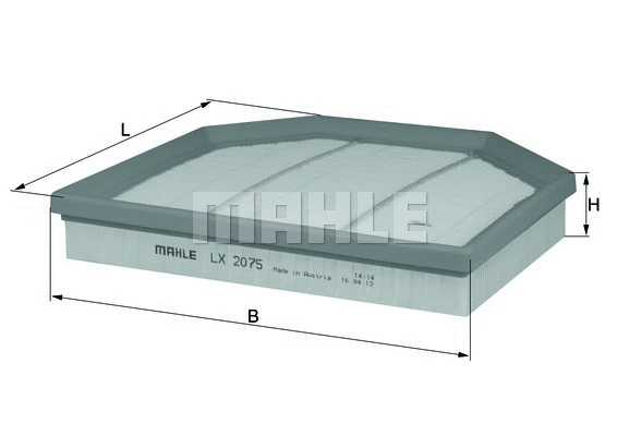 Oro filtras KNECHT LX 2075