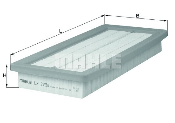 Oro filtras KNECHT LX 2738
