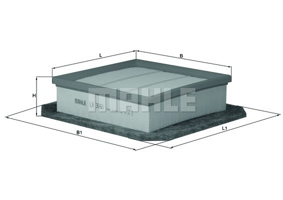 Oro filtras KNECHT LX 3061