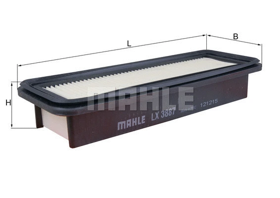 Oro filtras KNECHT LX 3887