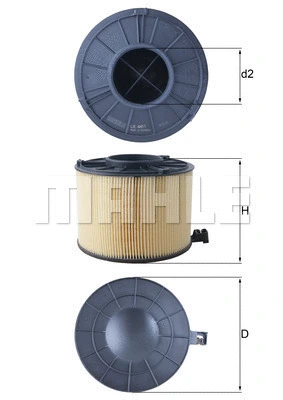 Oro filtras KNECHT LX 4411