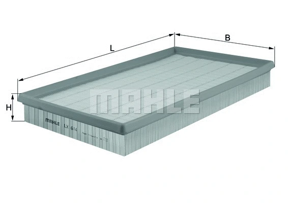 Oro filtras KNECHT LX 614