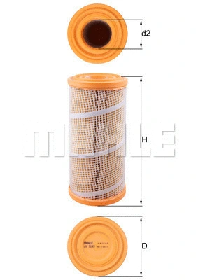 Oro filtras KNECHT LX 7045