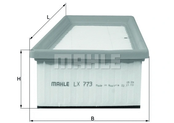 Oro filtras KNECHT LX 773