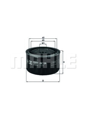 Alyvos filtras KNECHT OC 24