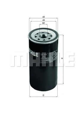Alyvos filtras KNECHT OC 474