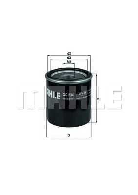 Alyvos filtras KNECHT OC 534
