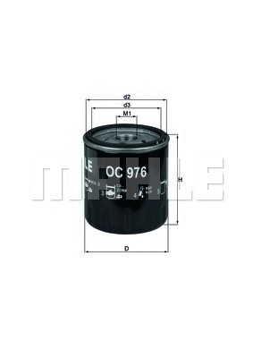 Alyvos filtras KNECHT OC 976
