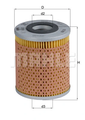 Alyvos filtras KNECHT OX 51