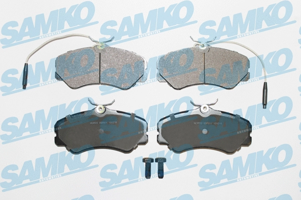 Diskinių stabdžių trinkelių rinkinys SAMKO 5SP011