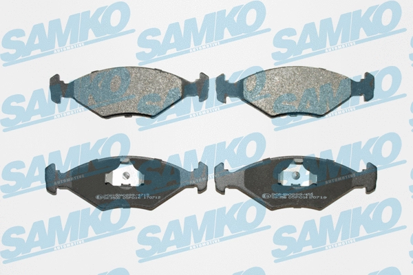 Diskinių stabdžių trinkelių rinkinys SAMKO 5SP016