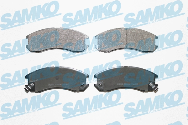 Diskinių stabdžių trinkelių rinkinys SAMKO 5SP036