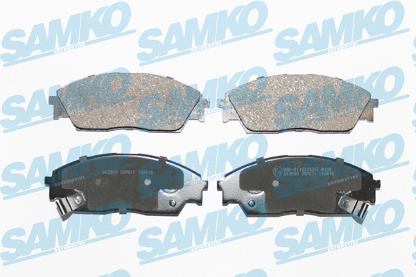 Diskinių stabdžių trinkelių rinkinys SAMKO 5SP071
