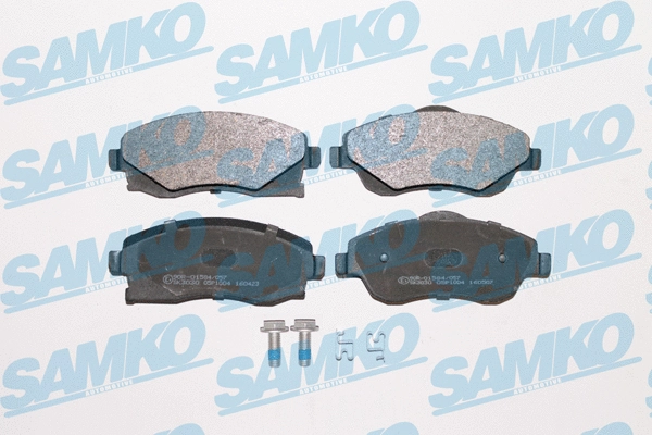 Diskinių stabdžių trinkelių rinkinys SAMKO 5SP1004