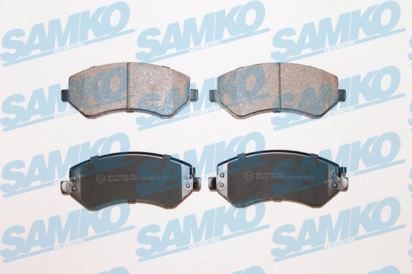 Diskinių stabdžių trinkelių rinkinys SAMKO 5SP1005