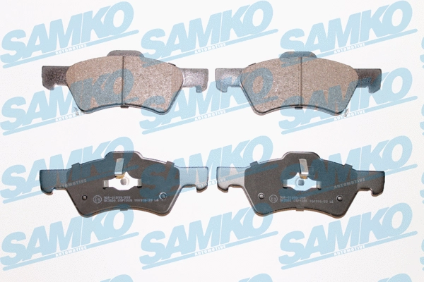 Diskinių stabdžių trinkelių rinkinys SAMKO 5SP1006