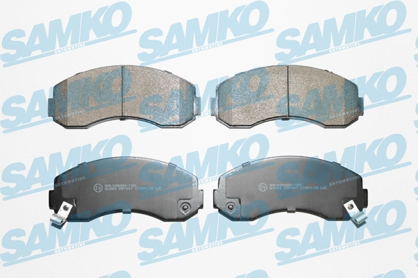 Diskinių stabdžių trinkelių rinkinys SAMKO 5SP1007