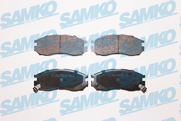 Diskinių stabdžių trinkelių rinkinys SAMKO 5SP1012
