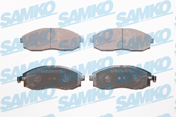Diskinių stabdžių trinkelių rinkinys SAMKO 5SP1015