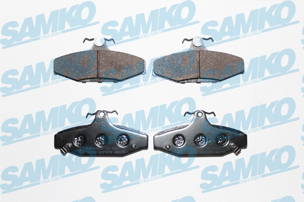 Diskinių stabdžių trinkelių rinkinys SAMKO 5SP1018