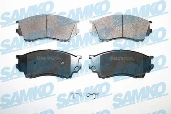Diskinių stabdžių trinkelių rinkinys SAMKO 5SP1019