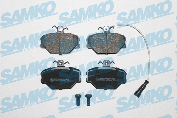 Diskinių stabdžių trinkelių rinkinys SAMKO 5SP102