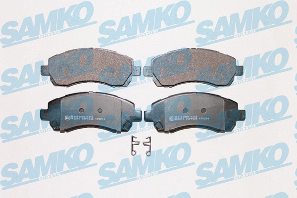 Diskinių stabdžių trinkelių rinkinys SAMKO 5SP1025