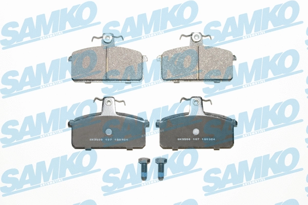 Diskinių stabdžių trinkelių rinkinys SAMKO 5SP107