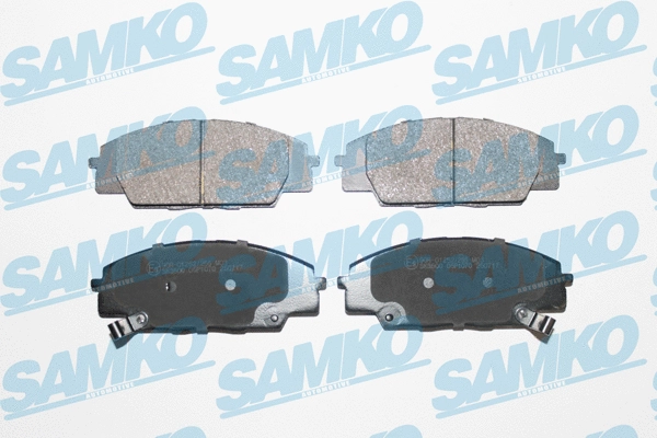 Diskinių stabdžių trinkelių rinkinys SAMKO 5SP1070