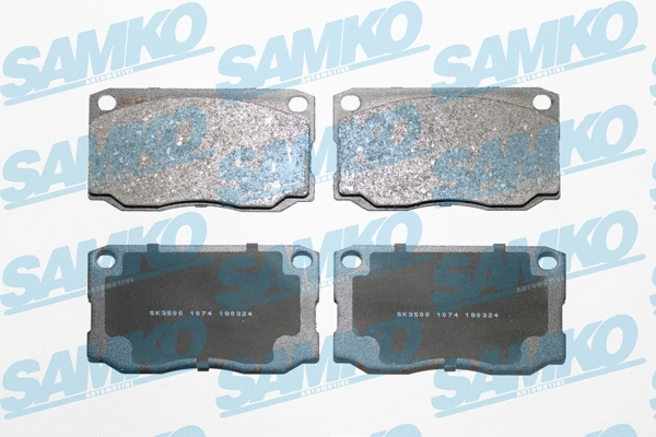 Diskinių stabdžių trinkelių rinkinys SAMKO 5SP1074