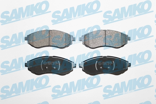 Diskinių stabdžių trinkelių rinkinys SAMKO 5SP1080