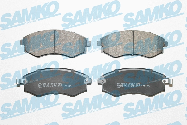 Diskinių stabdžių trinkelių rinkinys SAMKO 5SP1097