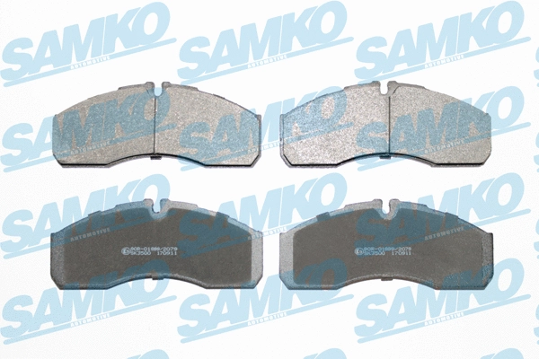 Diskinių stabdžių trinkelių rinkinys SAMKO 5SP1109
