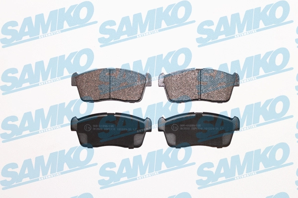 Diskinių stabdžių trinkelių rinkinys SAMKO 5SP1110