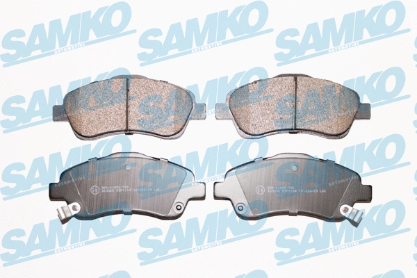 Diskinių stabdžių trinkelių rinkinys SAMKO 5SP1114