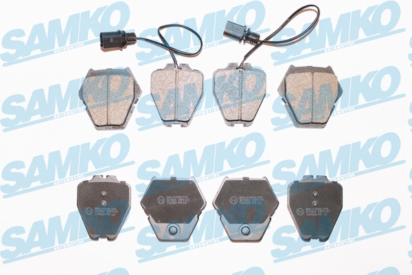 Diskinių stabdžių trinkelių rinkinys SAMKO 5SP1121