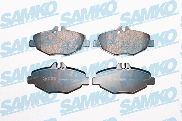 Diskinių stabdžių trinkelių rinkinys SAMKO 5SP1124