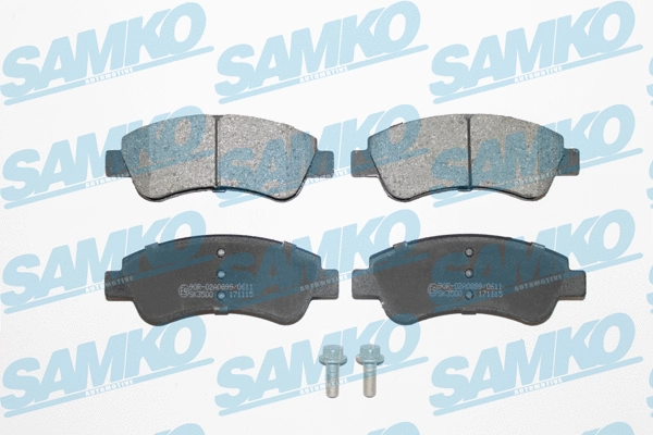 Diskinių stabdžių trinkelių rinkinys SAMKO 5SP1188