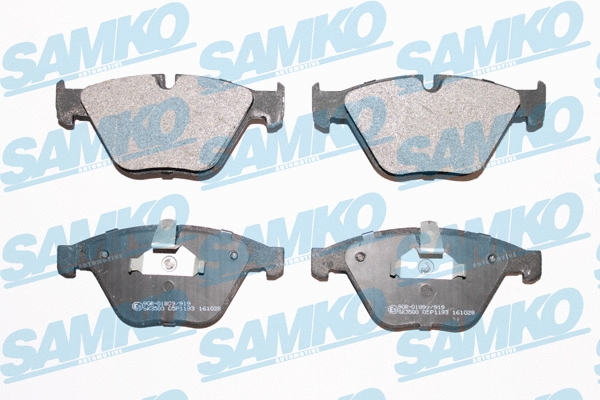 Diskinių stabdžių trinkelių rinkinys SAMKO 5SP1193