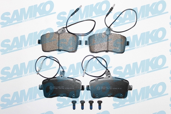 Diskinių stabdžių trinkelių rinkinys SAMKO 5SP1196