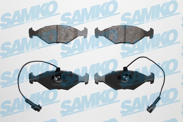 Diskinių stabdžių trinkelių rinkinys SAMKO 5SP1204