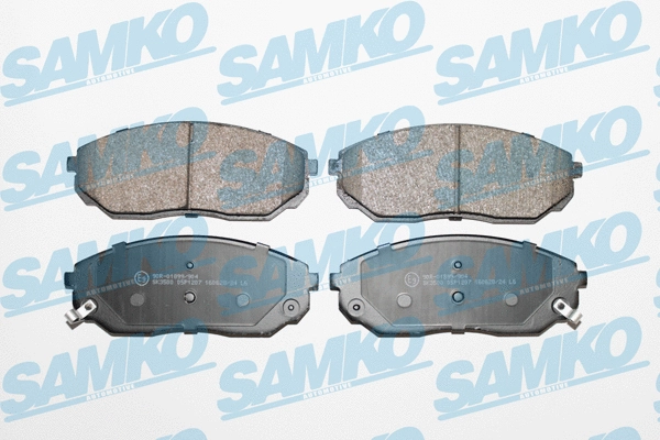 Diskinių stabdžių trinkelių rinkinys SAMKO 5SP1207