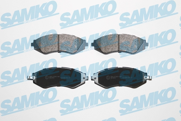 Diskinių stabdžių trinkelių rinkinys SAMKO 5SP1208