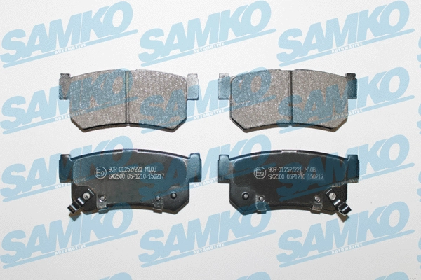 Diskinių stabdžių trinkelių rinkinys SAMKO 5SP1210