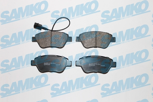 Diskinių stabdžių trinkelių rinkinys SAMKO 5SP1225