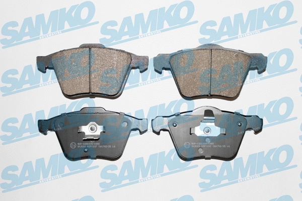 Diskinių stabdžių trinkelių rinkinys SAMKO 5SP1237