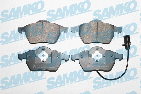 Diskinių stabdžių trinkelių rinkinys SAMKO 5SP1238