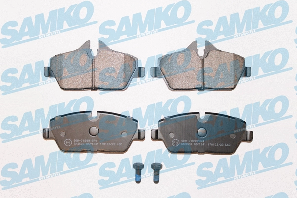 Diskinių stabdžių trinkelių rinkinys SAMKO 5SP1241